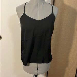 Abercrombie & Fitch Black Asymmetrical Fitted Camisole